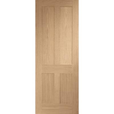 Oak Victorian 4 Panel Shaker Internal Door Wooden Timber Int...